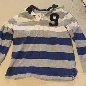 Boys Striped Cotton Shirt Size 5/6
